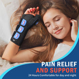 FEATOL 2 Pack Wrist Brace with Thumb Spica Splint for Dequervains Tendonitis, Carpal Tunnel, Tendonitis, Arthritis-Thumb Brace for Pain Relief-Thumb Support for Left And Right-Small/Medium
