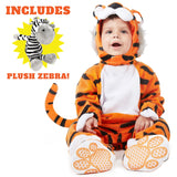 Spooktacular Creations Halloween Baby Tiger Costume Set for Kids,Toddler Deluxe Halloween Dress Up Party, Animal and Cartoon Characters Theme Party (3T)