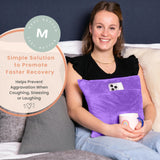 MOYOAMA Hysterectomy Pillow with Cooling Packs Included - Hysterectomy Recovery Products to Protect Vulnerable Areas - C Section Recovery Seatbelt Pillow to Relieve Pressure - Hysterectomy Gifts