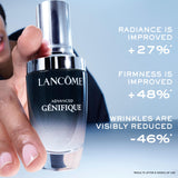 Lancôme Advanced Génifique Radiance Boosting Anti-Aging Face Serum - Visibly Hydrates & Plumps Skin - with Bifidus Prebiotic, Hyaluronic Acid & Vitamin Cg, 2.5 Fl Oz