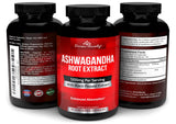 Divine Bounty Organic Ashwagandha Capsules - 1200mg Ashwagandha Powder with Black Pepper for Enhanced Absorption - Ashwaganda Supplement for Calmness & Mood Support - 90 Veggie Capsules