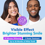 MAREE Teeth Whitening Strips with Mint Flavor Comfortable for Sensitive Teeth - Teeth Whitening Strips with Calcium Formula -White Strips for Gentle Dental Care & Fresh Breath - Pack of 28 Strips