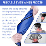 Rester's Choice Ice Pack for Injuries reusable - (Standard Large: 11x14.5) for Hip, Shoulder, Knee, Back - Hot & Cold Compress for Swelling, Bruises, Surgery - Heat & Cold Therapy