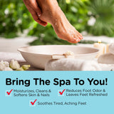 Fungi-Nail Foot & Nail Soak with Tea Tree Oil - Moisturize, Reduce Foot Odor, & Soothe Aching Feet - A Therapeutic Blend of Rich Mineral Epsom Salt, Pure Sea Salt, and 7 Essential Oils - 1 Pound