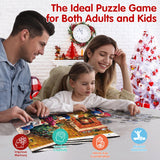 Advent Calendar 2024 Jigsaw Puzzle, 24 Boxes Packing 1008 Pieces Holiday Puzzle for Adults and Kids, Christmas Countdown Puzzles Gift Decorations, Warm Christmas Holiday Puzzles Gift (Baby)