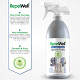 RepelWell Apparel Protect (24oz) Stain & Water Repellent Spray – Non-Toxic, Eco-Friendly, Pet-Safe Sprays for Clothing & More