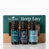 Plant Therapy Sleep Easy Essential Oil Blend Set 10 mL (1/3 oz) Each of Relax, Sleep Tight & Unwind, Pure, Undiluted, Essential Oil Blends