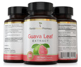 Florida Herbal Pharmacy, Guava Leaf Extract Capsules 10:1 (120 Capsules) 500 mg per Capsule, 1000 mg Serving