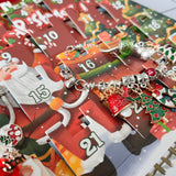 Christmas Advent Calendar Bracelet 24 Days Christmas Countdown Calendar Bracelets Set DIY Jewelry Making Kit 2024 Christmas New Year Birthday Gift