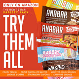 Anabar Protein Bar, The Protein-Packed Candy Bar, World's Best Tasting Protein Bar, No Sugar Alcohols, Real Food, Amazingly Delicious, 20 Grams of Protein (12 Bars, Variety Pack)