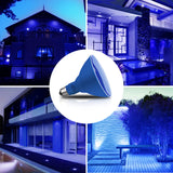 Gonhom 2 Pack PAR38 Blue Led Light Bulbs, Dimmable, 20W, E26 Base, Outdoor Indoor, Christmas Lighting, 1800 LM, Long Lifespan