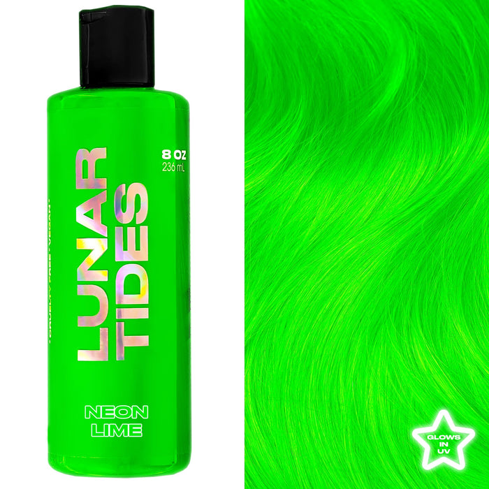 Lunar Tides Semi-Permanent Hair Color (43 colors) (Neon Lime, 8 fl. oz.)
