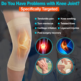 Knee Compression Sleeves, 1 Pair, Can Be Worn Under Pants, 20-30mmHg Strong Support Knee Brace for Unisex, Knee Support for Meniscus Tear, Arthritis, Pain Relief, Injury Recovery, Daily Wear,Beige 3XL