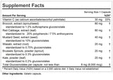 ANDREW LESSMAN Cruciferous Extracts 60 Capsules – High Levels of Glucosinolates and Sulforaphane from Broccoli, Red Cabbage, Mustard Seed, Wasabi, Brussels Sprouts and Kale Extracts, No Additives