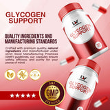 2 Pack - Glycogen Support, Glycogen Control Advanced Formula, Glycogen Capsules, Glycogen Fix with Powerful Ingredients, 30 Capsules Per Bottle for 60 Days