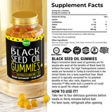 MAJU's Black Seed Oil Gummies, World's 1st, 2.5X Per BSO Gummy, Cumin Nigella Sativa Oil, Cold-Pressed, Potent Formula with Cinnamon Extract, Tasty, 500mg 90ct