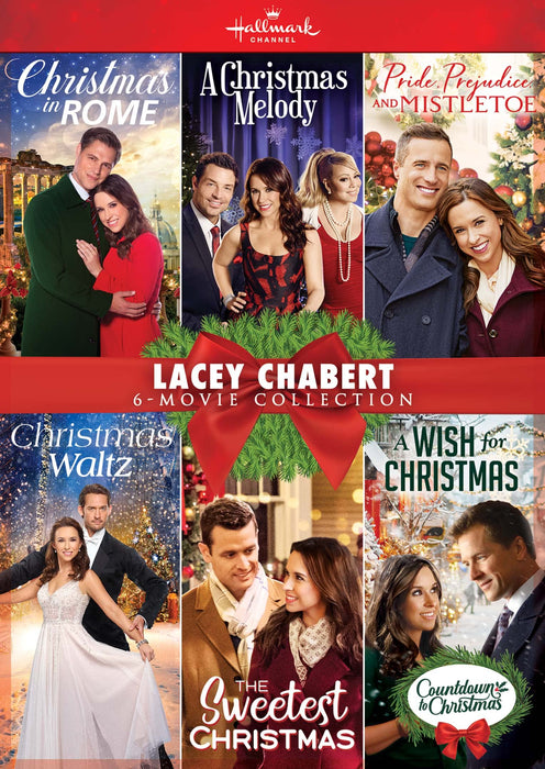 Lacey Chabert 6-Movie Collection featuring: Christmas in Rome, Christmas Waltz, Pride, Prejudice, and Mistletoe, The Sweetest Christmas and more