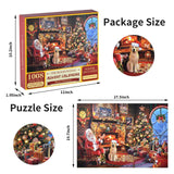 Advent Calendar 2024 Jigsaw Puzzles for Adult Kids, 24 Days Christmas Countdown Calendar, 1008 Pieces Jigsaw Puzzle Family Christmas Game, Christmas Gift Idea for Kids Teens Adult