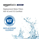 Amazon Basics Replacement GE XWF Refrigerator Water Filter, Standard Filtration, 1-Pack