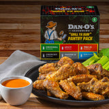 Dan-O's Seasoning Grill Ya Sum Pantry Pack - Small 6 bottle Combo - Original, Spicy, Preem-O, Crunchy, SEA-soning & Tac-O - All Purpose grilling seasoning