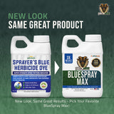 PetraMax Blue Herbicide Lawn Dye - Super Strength Concentrate 3X More Than Others, for Herbicides, Fertilizer & Weed Killer - Blue Mark Spray Indicator for Home and Commercial Sprayer Use (8oz)