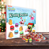 Frankford 2023 SpongeBob SquarePants Advent Calendar - 24 Days of Krabby Patty Treats, Countdown to Christmas, 7.62 Ounces