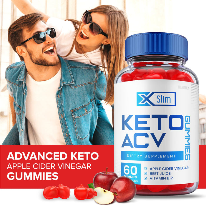 (3 Pack) Xslim Keto Acv Gummies, Xslim Keto Gummies, X Slim Keto Acv Gummies Weight Apple Loss Cider Apple Cider Vinegar Gummy Avc Xslim Keto Plus Acv Gummies, Vitamin B12, Beet Root (180 Gummies)