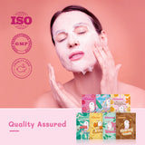ZealSea Sheet Mask Skin Care (Pack of 14) Beauty Facial Spa Face Mask Birthday Party gifts Women, Men kids Girls - Hydrate, Brighten, Moisturize, Soothe for All Skin Types
