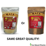 Pure Natural Miracles Maca Root Powder Organic - Maca Powder Organic - Organic Maca Root Powder - 16 oz - Raw Superfood for Men & Women - Premium Peruvian Maca Powder for Energy & Stamina