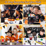 Halloween Advent Calendar 2024 Halloween Gifts for Kids, 31 Day Non Candy Countdown Calendar Gifts with Assorted Halloween Toys Suprise Gifts for Kids