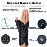 VISKONDA Wrist Brace with Thumb Spica Splint Support for De Quervain's Tenosynovitis,Carpal Tunnel Syndrome,Arthritis,Wrist ganglion cyst,Sprains&Forearm Support Cast(Right Hand,Medium)