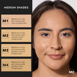 COVER FX Skin Discovered Longwear Full Coverage Concealer | Buildable Crease-Resistant High Coverage Formula Conceals, Corrects, and Brightens | M4-Medium to Tan Golden Neutral Undertone