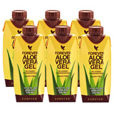 Forever Living | Forever Aloe Vera Gel 11.15 oz. (Pack of 6) Plain Flavored Aloe Vera Juice, Made from 99.7% Pure Aloe Vera Gel. Sugar-Free, Vegan. No Added Preservatives for Fresh Aloe Juice Taste.