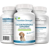 Nutrition Strength Calcium Phosphorus for Dogs Supplement, Provide Calcium for Puppies, Promote Healthy Dog Bones and Puppy Growth Rate, Dog Bone Supplement, 120 Chewable Tablets