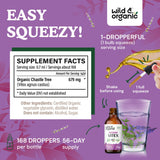 Vitex Supplement for Women - Organic Chasteberry Tincture - Vegan, Alcohol Free Chaste Tree Berry Drops - 4 fl oz