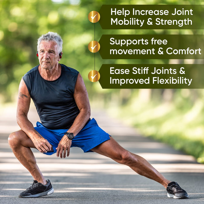 NutraPro Glucosamine Chondroitin MSM Joint Relief Supplements & Bone Health - for Knee & Joint Relief, Bone Strength, Joint Health, Movement, Flexibility, Strength & Comfort.45 Days Servings