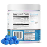 One Sol BCAA & Electrolyte Powder for Hydration & Energy, All-Natural Formula, 100% Vegan, Non-GMO, Gluten Free & Soy-Free, Promotes Muscle Growth & Recovery, Natural Blue Raspberry Flavor