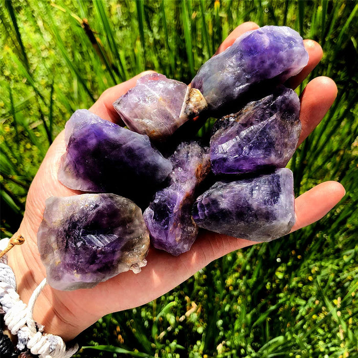 1 Lb Rough Stone Natural Raw Crystal Stones Bulk Crystal Healing Stone (Amethyst, 1 Pound - Rough)