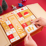 Advent Calendar Christmas Countdown Calendar 24 Days of Surprises Christmas Xmas Gifts Empty Box for Boys Girls Teens Adults