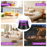 Indoor Insect Trap,Fruit Fly Trap Indoor for Home,Gnat Traps for House, Mosquito Traps,Zapper Fly Traps Catcher for Mosquito Hanging on The Wall,Bugs Trap with UV Light for Indoor,Home