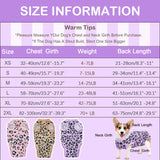 Kuoser Dog Surgery Suit Female Spay Onesie for Dogs, Soft Dog Recovery Suit Male for Neuter, Pet Leopard Printed Surgery Shirt Dog Body Suits After Surgery Wear, Dog Cone Alternative Surgical Onesies