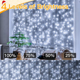 Ollny Outdoor String Lights 800LED 262FT, Waterproof Led Fairy Light with Remote Plug in 8 Modes, Cool White Christmas Lights for Outside Indoor Bedroom Patio Camping Garden