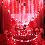 JMEXSUSS 33ft 100 LED Red Lights for Halloween, 8 Modes Red String Lights Plug-in, Clear Wire Red Christmas String Lights Indoor Outdoor Waterproof for Halloween, Room, Bedroom