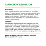 NaturVet – Yard Odor Eliminator – Eliminate Stool and Urine Odors from Lawn and Yard – Designed for Use on Grass, Plants, Patios, Gravel, Concrete & More – 31.6 oz Ready-to-Use with Nozzle