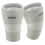 MAVA Knee Support for Women and Men: Reflexology Knee Brace, Joint Pain Relief, Arthritis & Recovery. Non-Slip Design and Enhanced Circulation (Grey, X-Large)