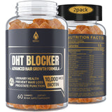 Envy Deal DHT Blocker Gummies Hair Growth Supplement, Super Potency Saw Palmetto & Biotin 10000 mcg for Women & Men, Plus 12 Proprietary Blend - Prevent Hair Loss, Blocking DHT Receptors, 2Pc/120ct