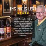 Gary's Old Fashioned Mix, Premium Non Alcoholic Cocktail Mixer, Old Wisconsin Tradition Drink Mixer, 64 Cocktails Per Mixer Bottle (32 fl oz) - Gary's Premium Cocktails