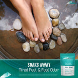 3 Pounds-Tea Tree, Peppermint, Foot Soak | MSM with Epsom Salt Soothes Burning & Itching from Athletes Foot & Foot Odors-Softens Dry Calloused Heels Made by Purely Northwest