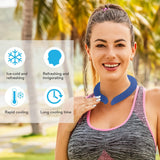 Neck Cooling Tube, Reusable Ice Neck Cooler Wearable Body Cooling Products for Outdoor Indoor, Neck Coolers for Hot Weather