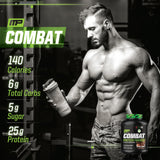 MusclePharm Combat Protein Powder, Chocolate Milk Flavor, Fuels Muscles for Productive Workouts, 5 Protein Sources Including Whey Protein Isolate & Egg Albumin, Gluten Free, 4 lb, 52 Servings